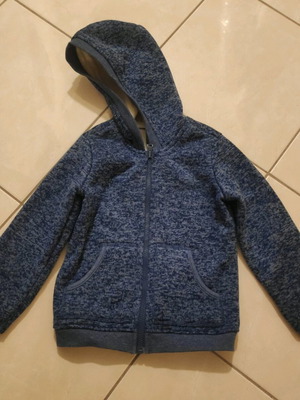 Παιδική ζακέτα Benetton μπλε, σαν καινούργιο, μέγεθος 4-5 ετών