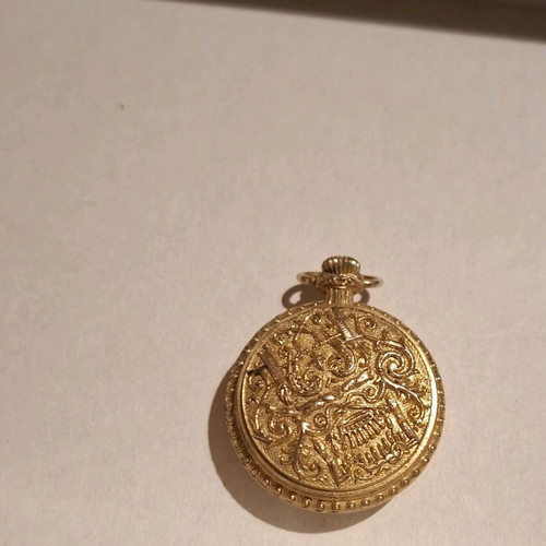 Vintage ANKER pocket watch mechanical like new, gold tone