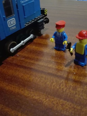 Lego 7760 Diesel Shunter Locomotive used, complete train wagon 100%