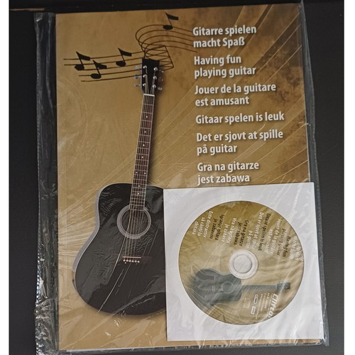 Guitar learning methods with CDs in German, acoustic and electric