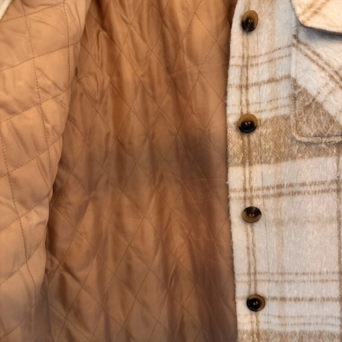 Tally Weijl women's jacket, beige and brown, size S