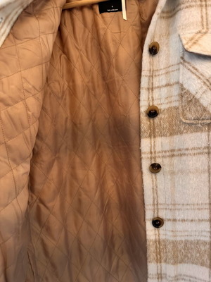 Tally Weijl women's jacket, beige and brown, size S