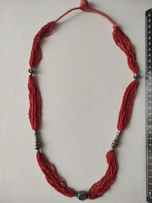 Coral Necklace 74cm like new