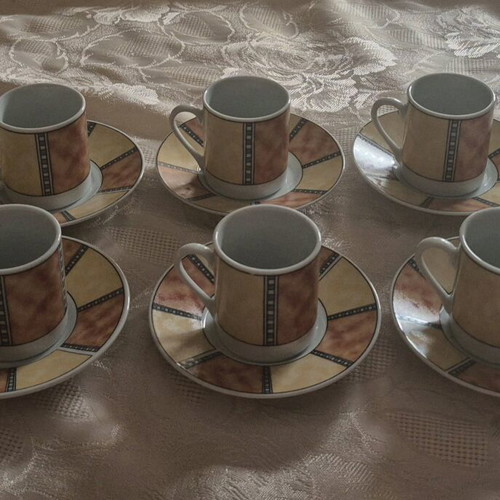 Coffee cups like new, set of 6 pieces