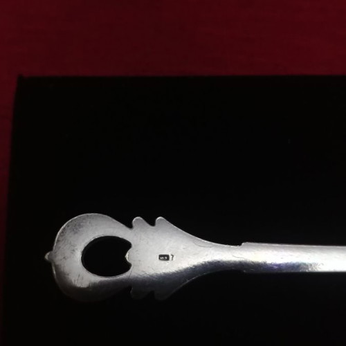 Συλλεκτικό κουταλάκι USSR melchior silver plated αντίκα 1950-1960