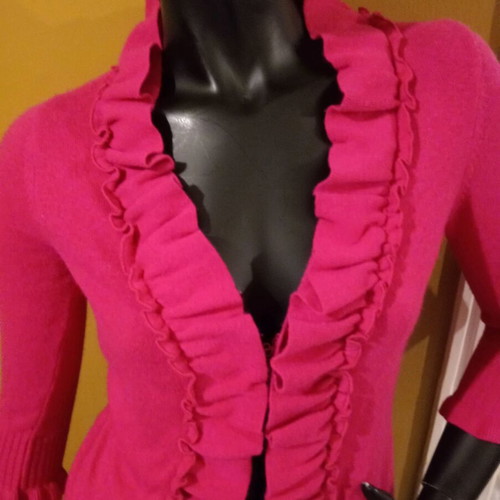 Marks and Spencer Per Una knitted cardigan new, fuchsia