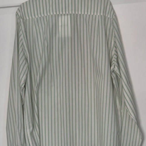 Milkwhite shirt new, striped with pink feathers, size M