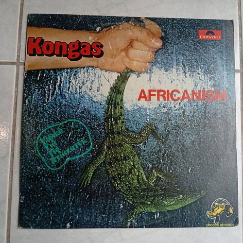Kongas Africanism vinyl record like new, electronic disco music