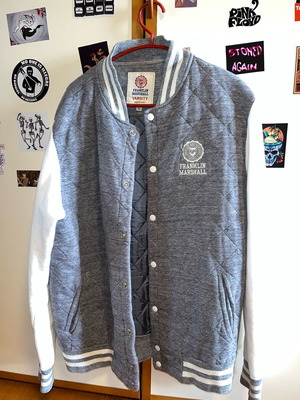 Franklin & Marshall varsity jacket grey used