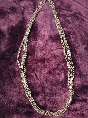 Chain necklace like new, gray