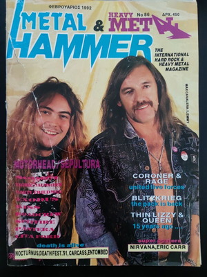 Metal Hammer & Heavy Metal magazine issue 86, February 1992