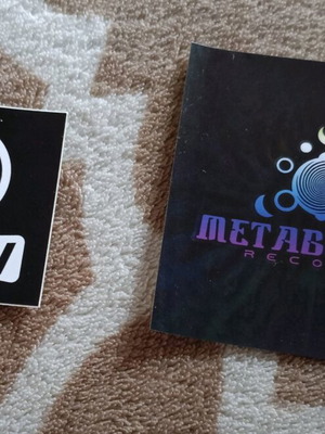 Music stickers used, pack of 2, pbmtv metabolizm records