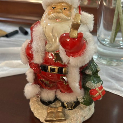 Christmas decoration like new with space for candle