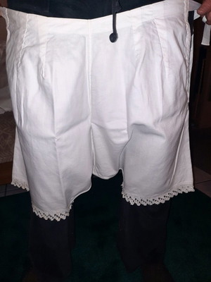 Traditional women's underwear used for museum