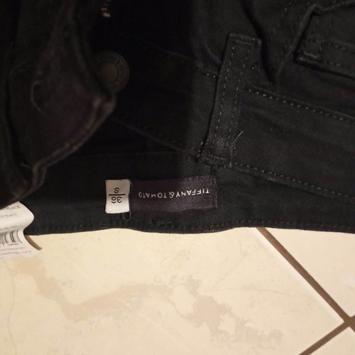 Black pants Tiffany and tomato like new, size S