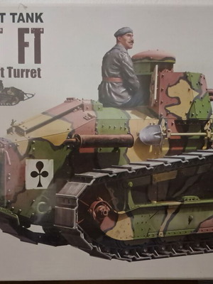 Plastic model tank Renault FT Char Canon/Berliet Turret Takom 1003 new