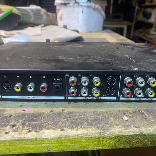 CVSD-41AR 4x1 Video S-Video Switcher