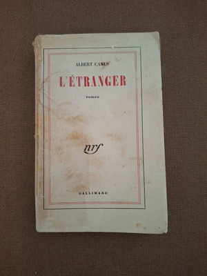 L'étranger του Albert Camus μεταχειρισμένο, παλιά γαλλική έκδοση