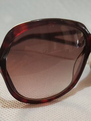 Oversized women's sunglasses like new, brown shades