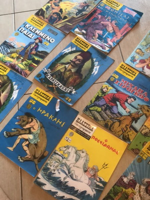 Classic illustrated comics used, pack of 12 issues 1990
