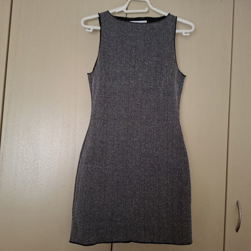 Mango dress, black and grey, size S