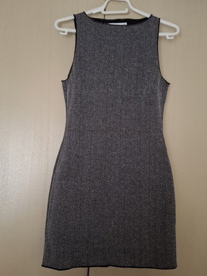 Mango dress, black and grey, size S