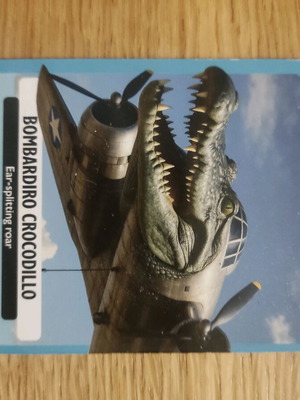 Brainrot Bombardiro Crocodillo card used in very good condition