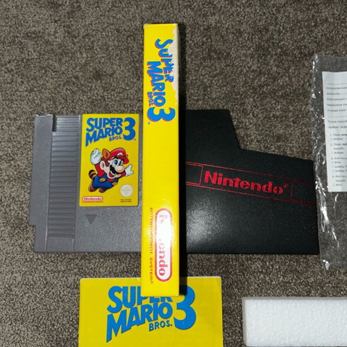 Super Mario 3 game for Nintendo NES used, Greek edition