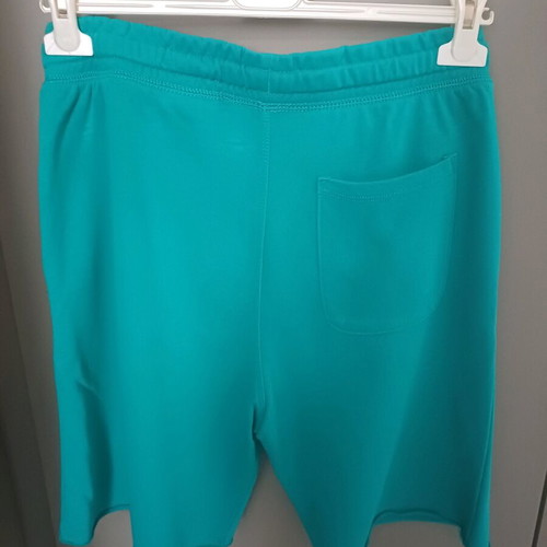 H&M summer teen bermuda shorts new, petrol with design