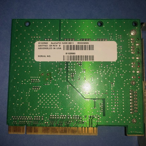 Creative Labs Ensoniq Audio PCI 5200 Sound Card like new