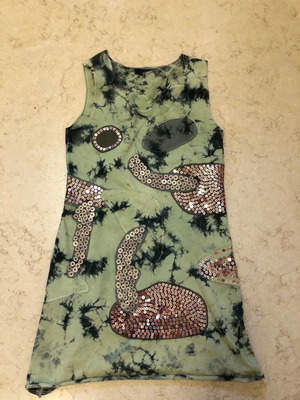 Grant children's dress used, can be worn as tunic s-m