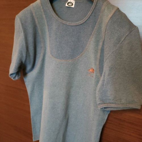 T-shirt Nikos Apostolopoulos used, blue, size Small