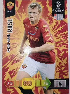 John Arne Riise Roma collectible card used