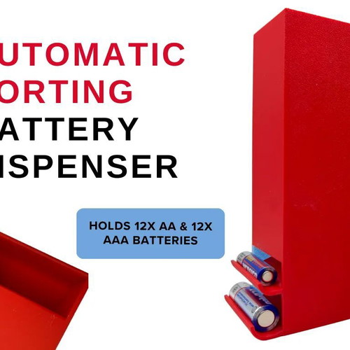 Battery Automatic Sorting Base for AA and AAA batteries made to order