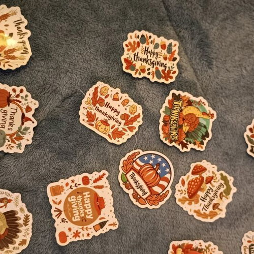 Thanksgiving sticker collection new, 24 pieces