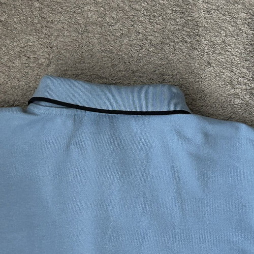 Chiemsee Men's Polo Shirt Long Sleeve XL like new, blue, 100% cotton
