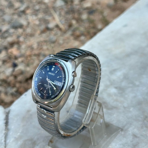 Seiko Bell-Matic 4006-6031 vintage automatic alarm wristwatch used