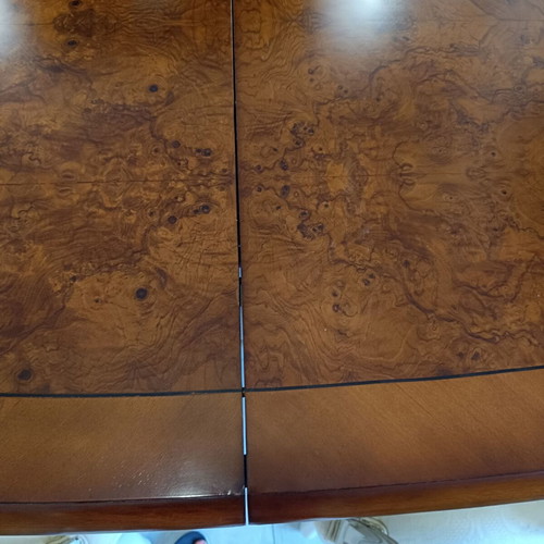 Solid wood dining set with 6 chairs