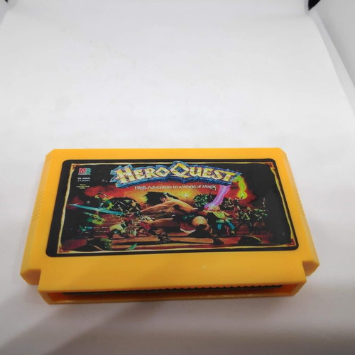 HeroQuest NES game cartridge like new, classic adventure