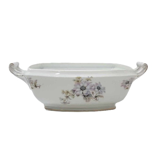 Vintage Porcelain Bowl with Handles from Czechoslovakia like new