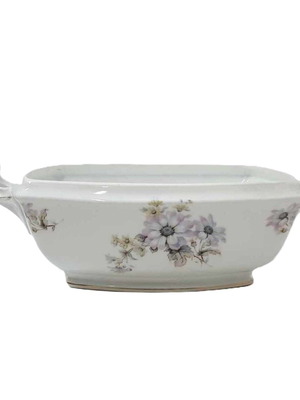 Vintage Porcelain Bowl with Handles from Czechoslovakia like new