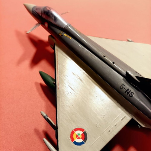 Plastic Eurofighter model 1/72 new, painted and armed