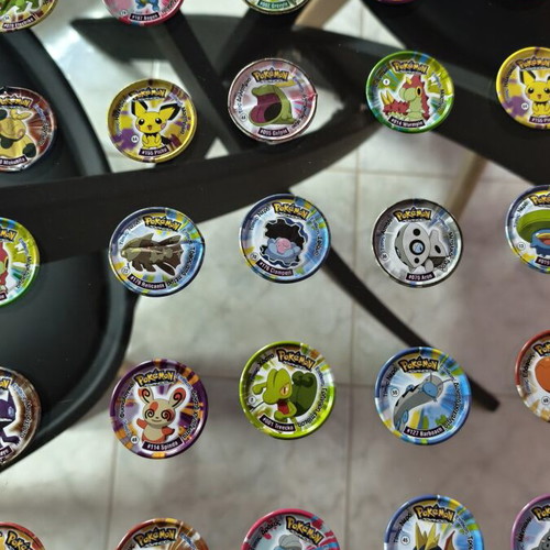 Pokemon Advanced Metal Tags used with some wear