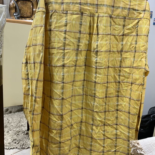 Berto Lucci men's shirt XL yellow like new, barely worn