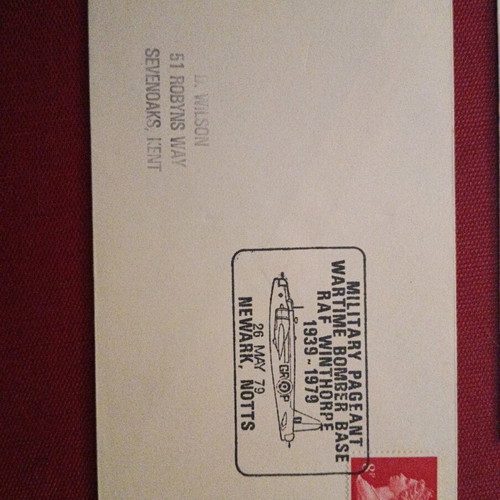 Commemorative first day covers used, set of 2 from Britain and Netherlands