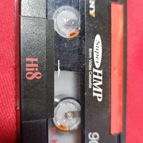 Sony Hi8 8mm video cassette used, Super HMP, 90 minutes