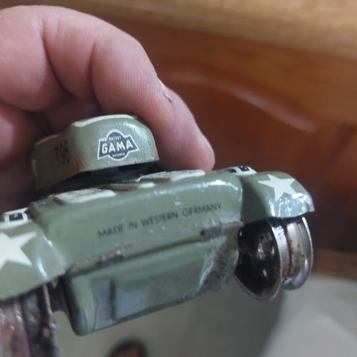 Gama W.Germany 1950 Tin Wind-Up Toy used with wear