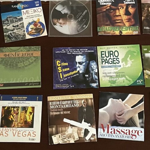 DVD collection of movies, series & multimedia, wholesale pack over 100 discs