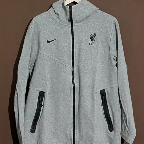 Nike Liverpool FC NSW Tech Pack Hoodie like new, size Xlarge, gray