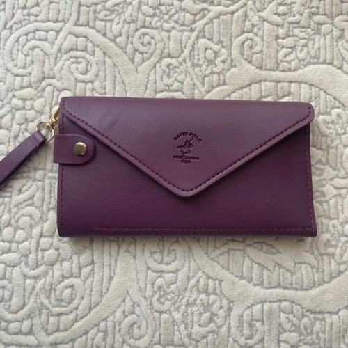 David Polo woman wallet, purple